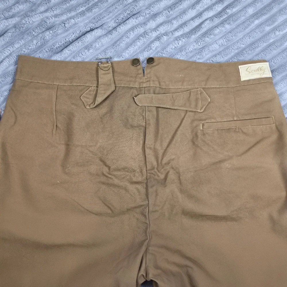 VTG Mens Scully Rangewear Durable Cotton Canvas Outdoor Pant Sz 42 Brown Tan NWT
